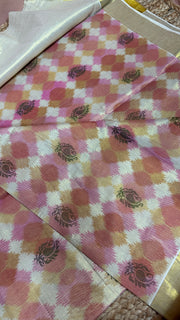 Tissue set saree with digital print