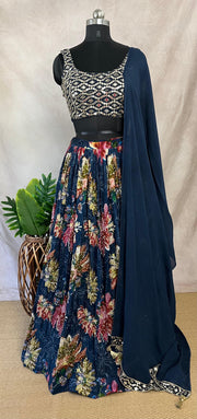 Blue Lehanga