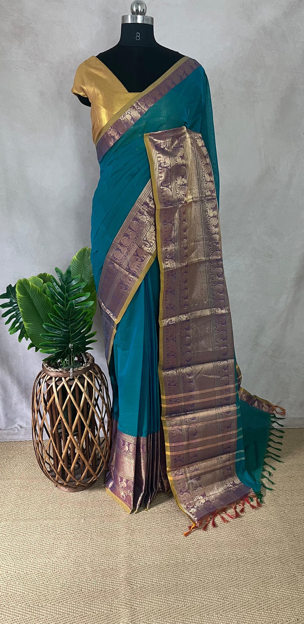 Kanchivaram cotton sarees, NO BP