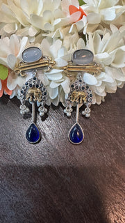 Dual tone earring