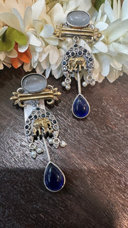 Dual tone earring