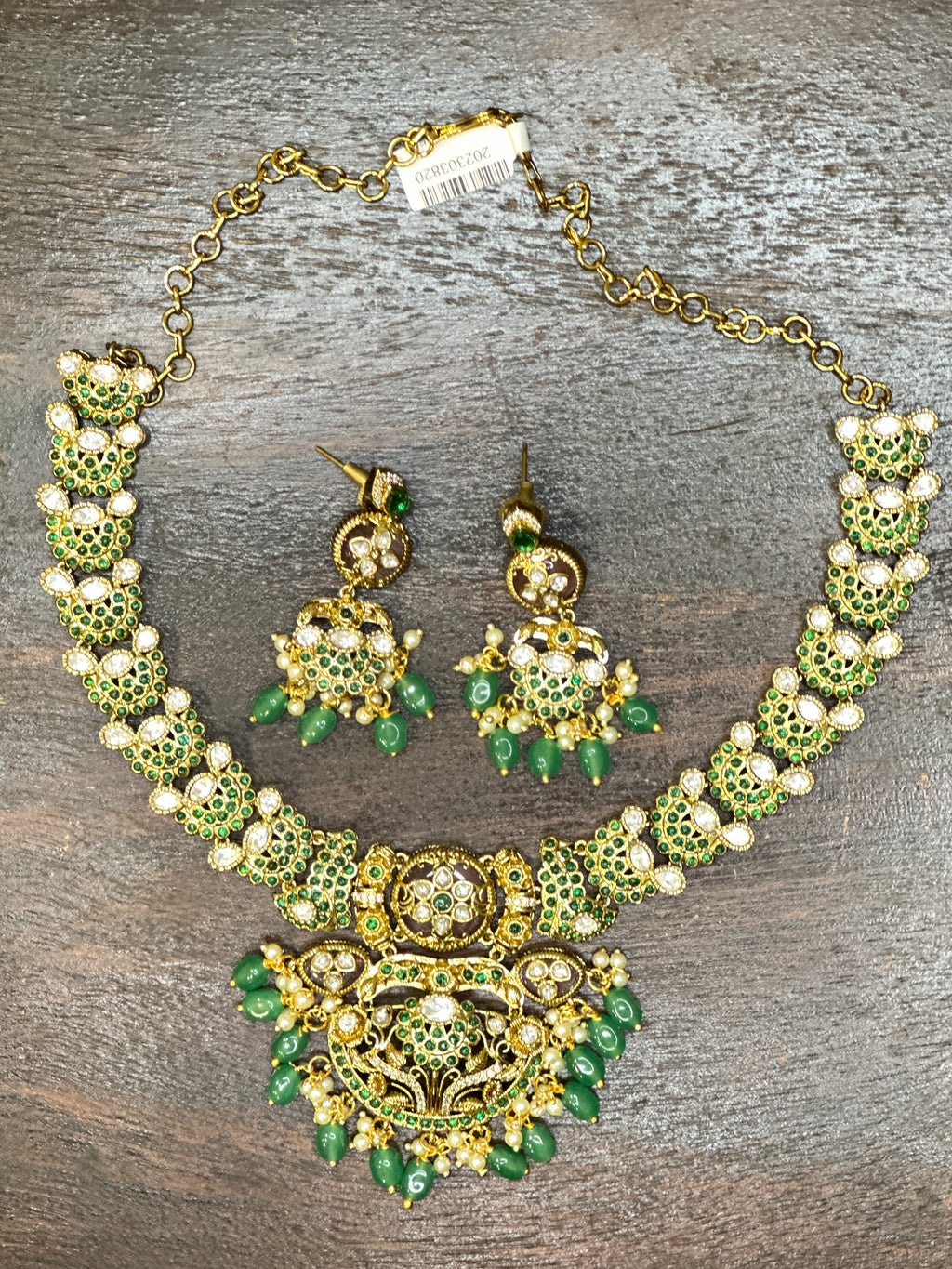 Necklace with earring