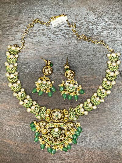 Necklace with earring