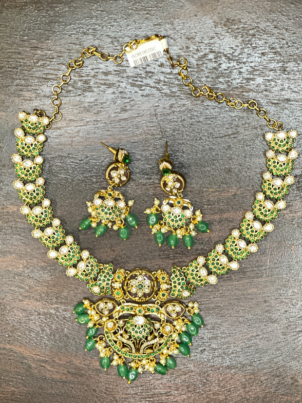 Necklace with earring