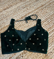 Green Velvet blouse