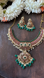 Neckalce with earring