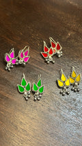 glass earring (4 color set)