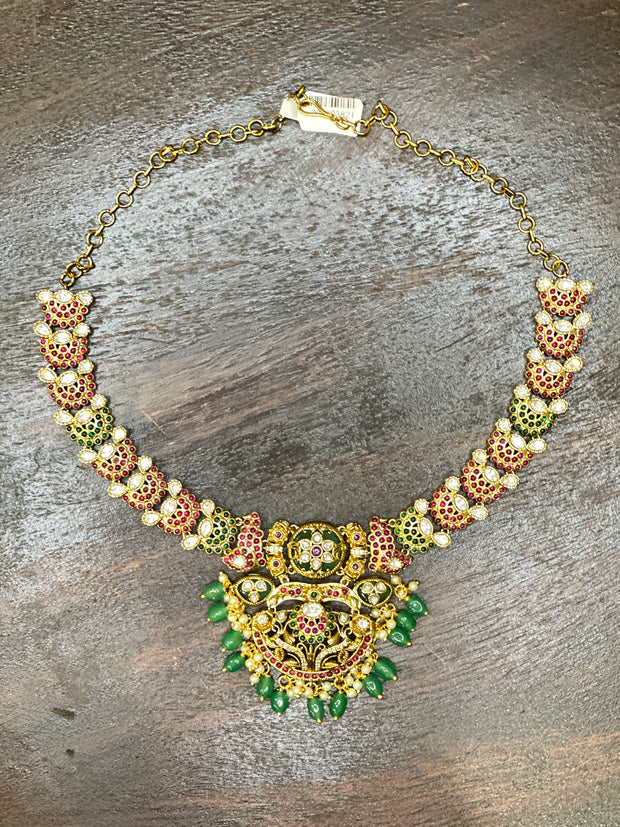 Necklace with earring