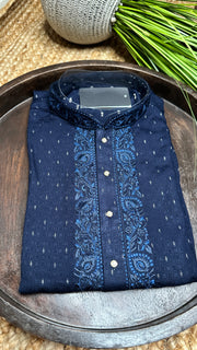 Navy blue kurta - 38