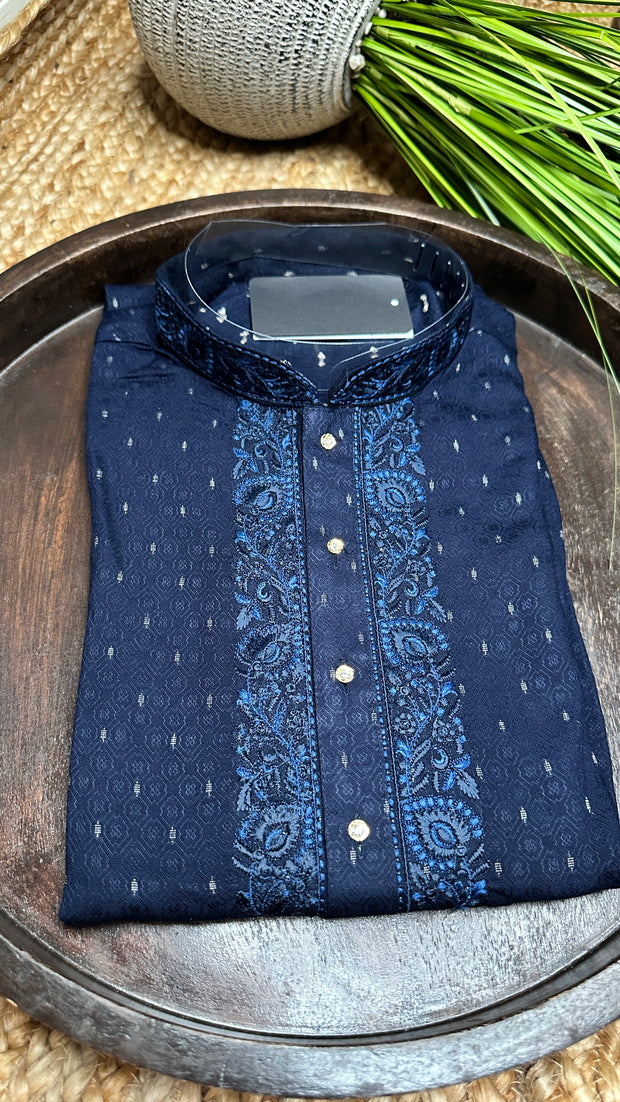Navy blue kurta - 38
