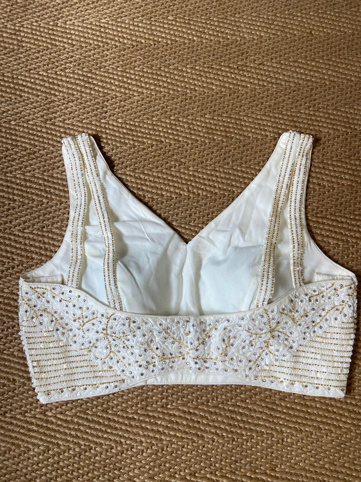 Off white designer blouse