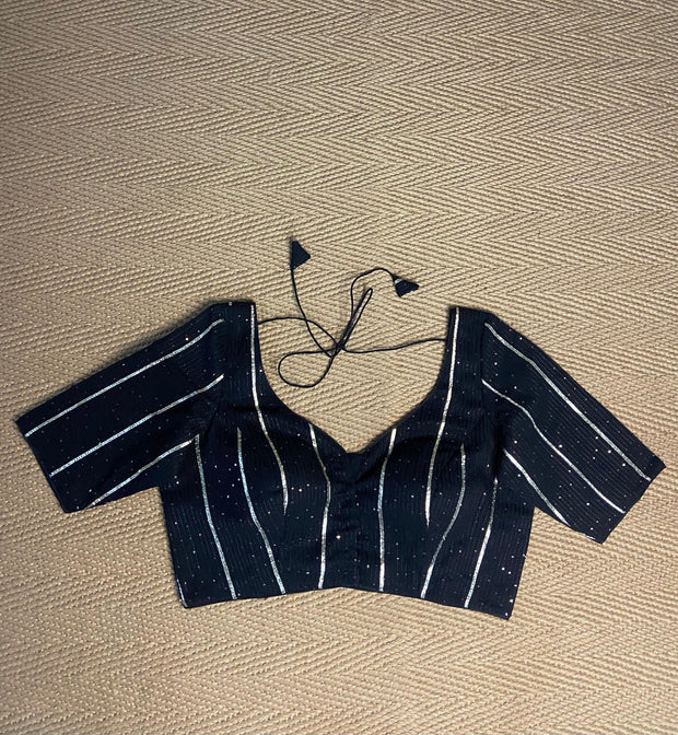 Black gotta work blouse