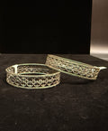 Silver replica light weight bangle set - 2.8