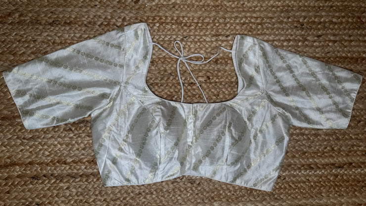 Off white silk blouse