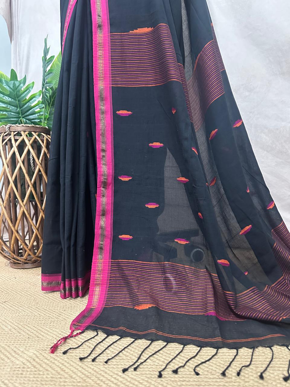 Handloom cotton saree, no BP