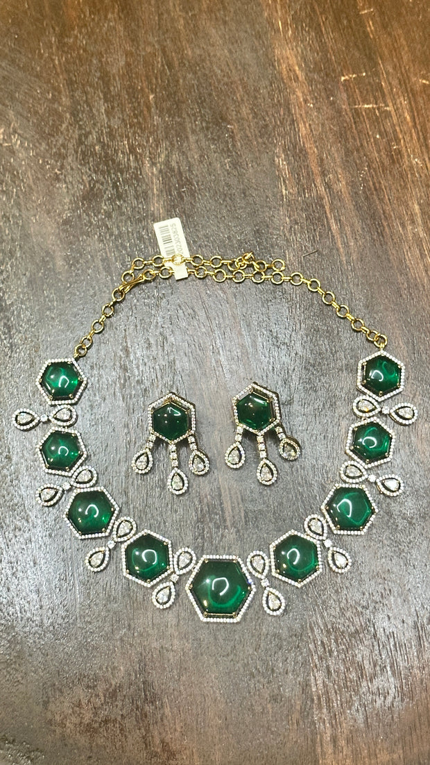 Necklace with earring