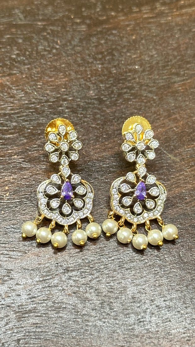 Necklace with earring