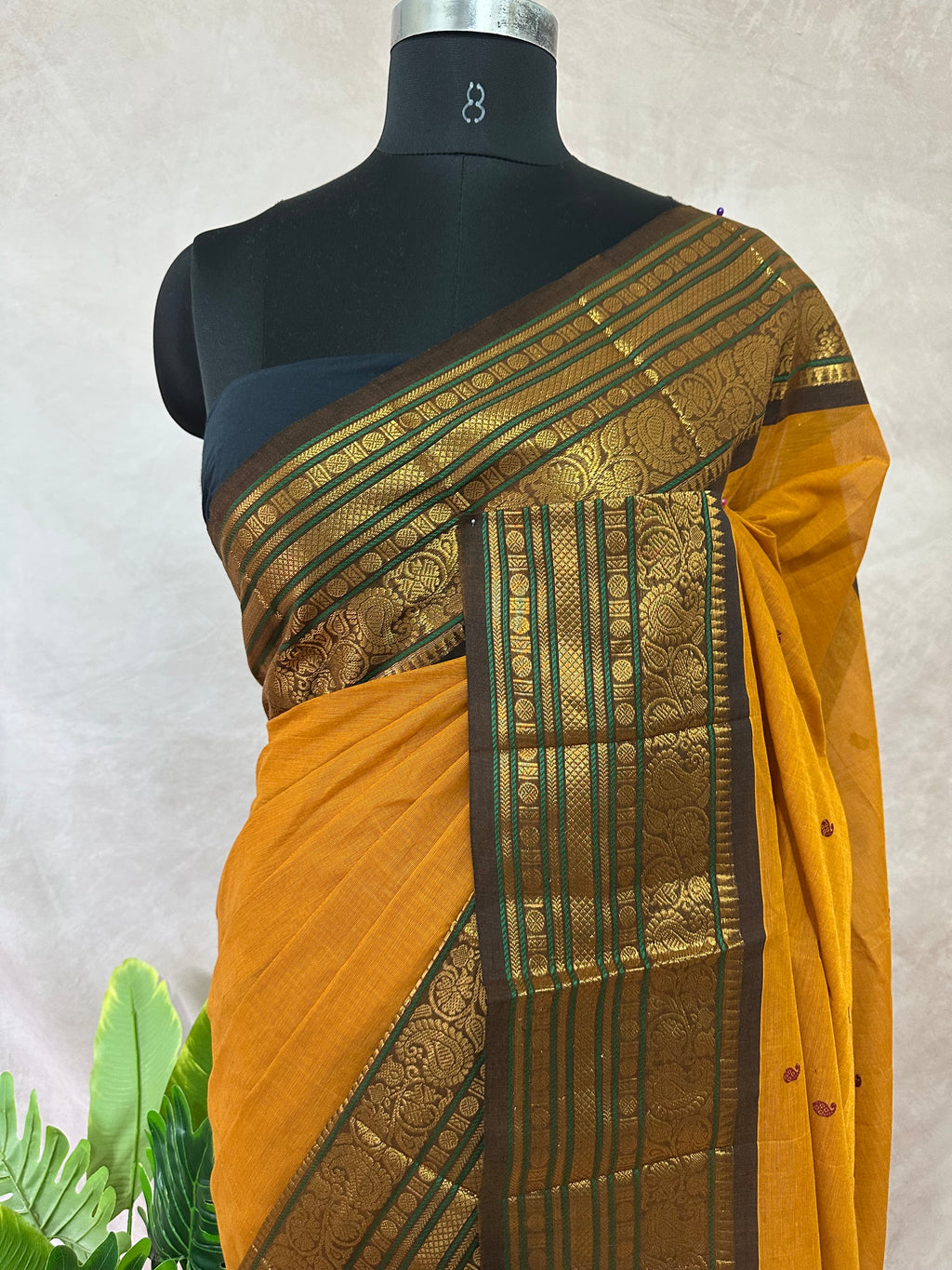 Kanchivaram handloom cotton saree