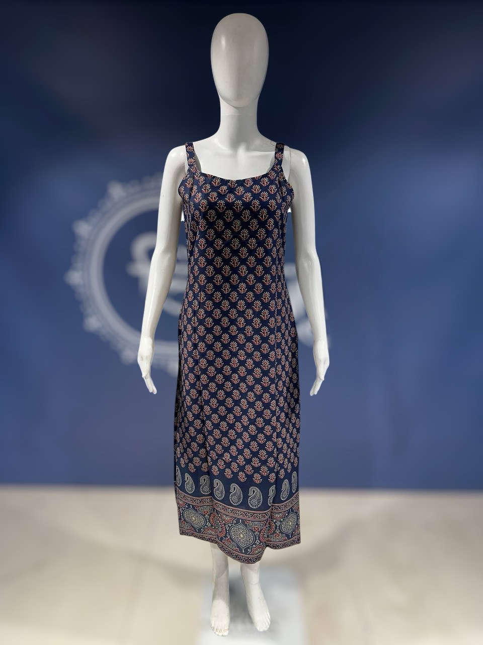 Spaghetti strap cotton kurti