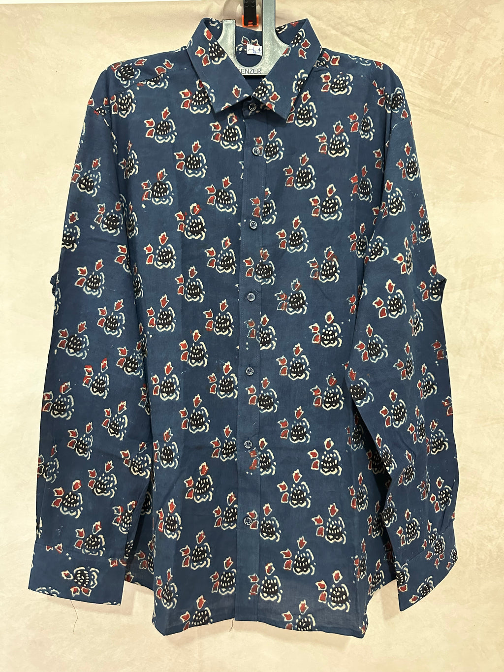 Ajrakh handblock printed shirts in pure Cotton