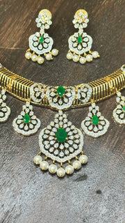 Necklace with earring