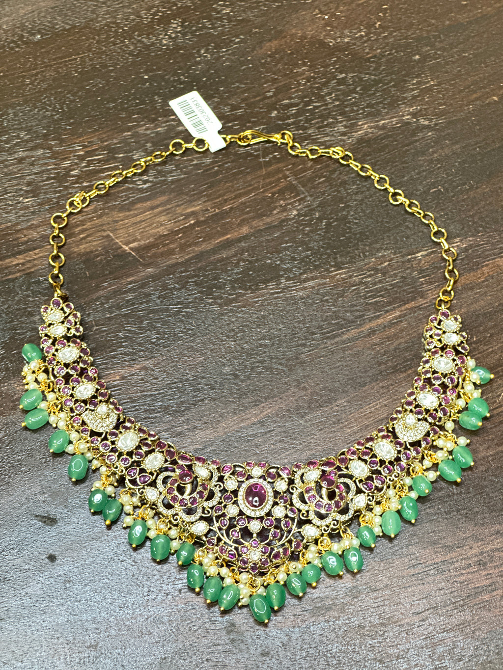 Necklace with earring