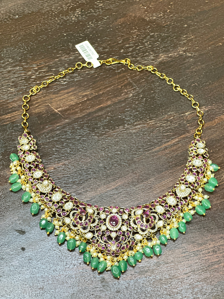 Necklace with earring