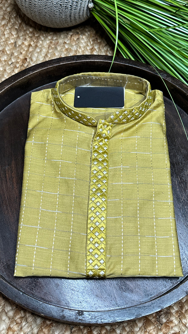 light Lemon green kurta - 42