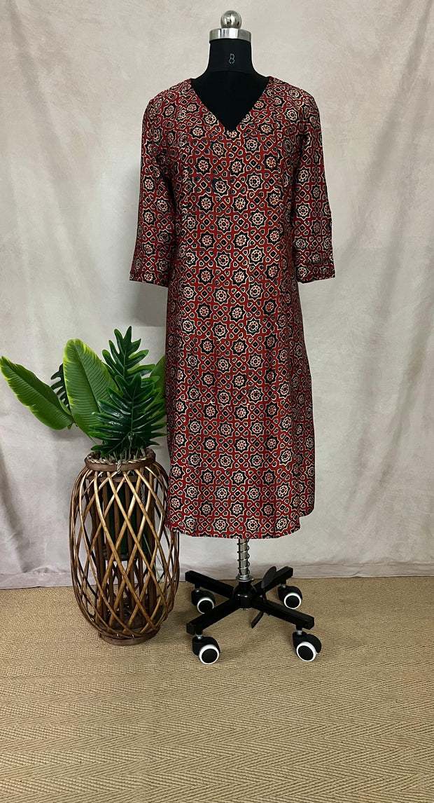 Modal silk kurti
