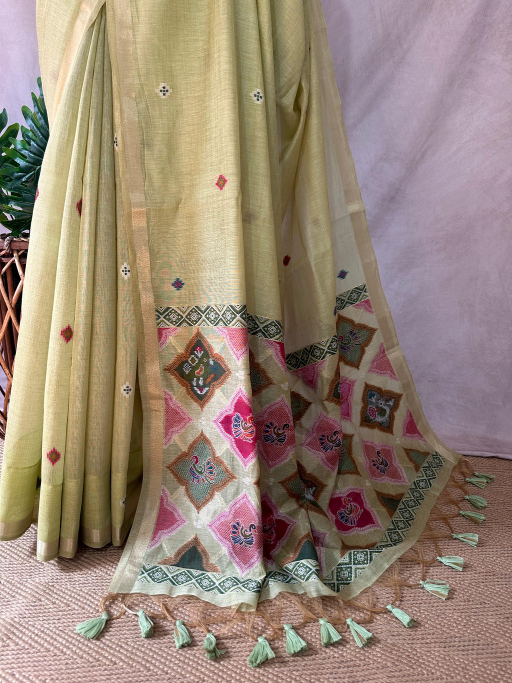 Chanderri cotton saree with BP