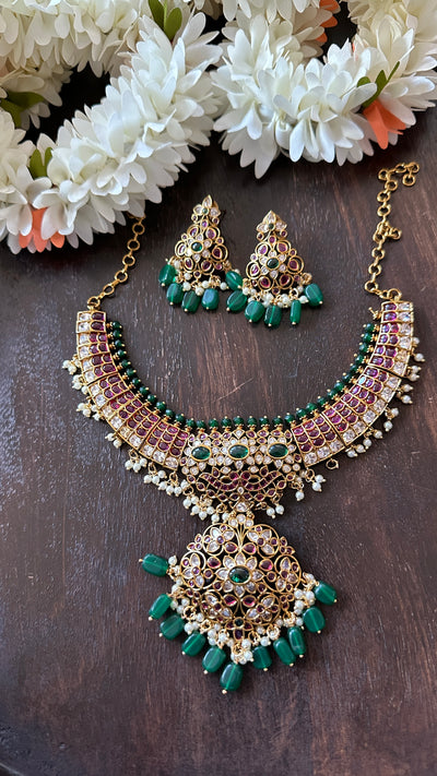 Neckalce with earring