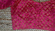 Peach brocade blouse