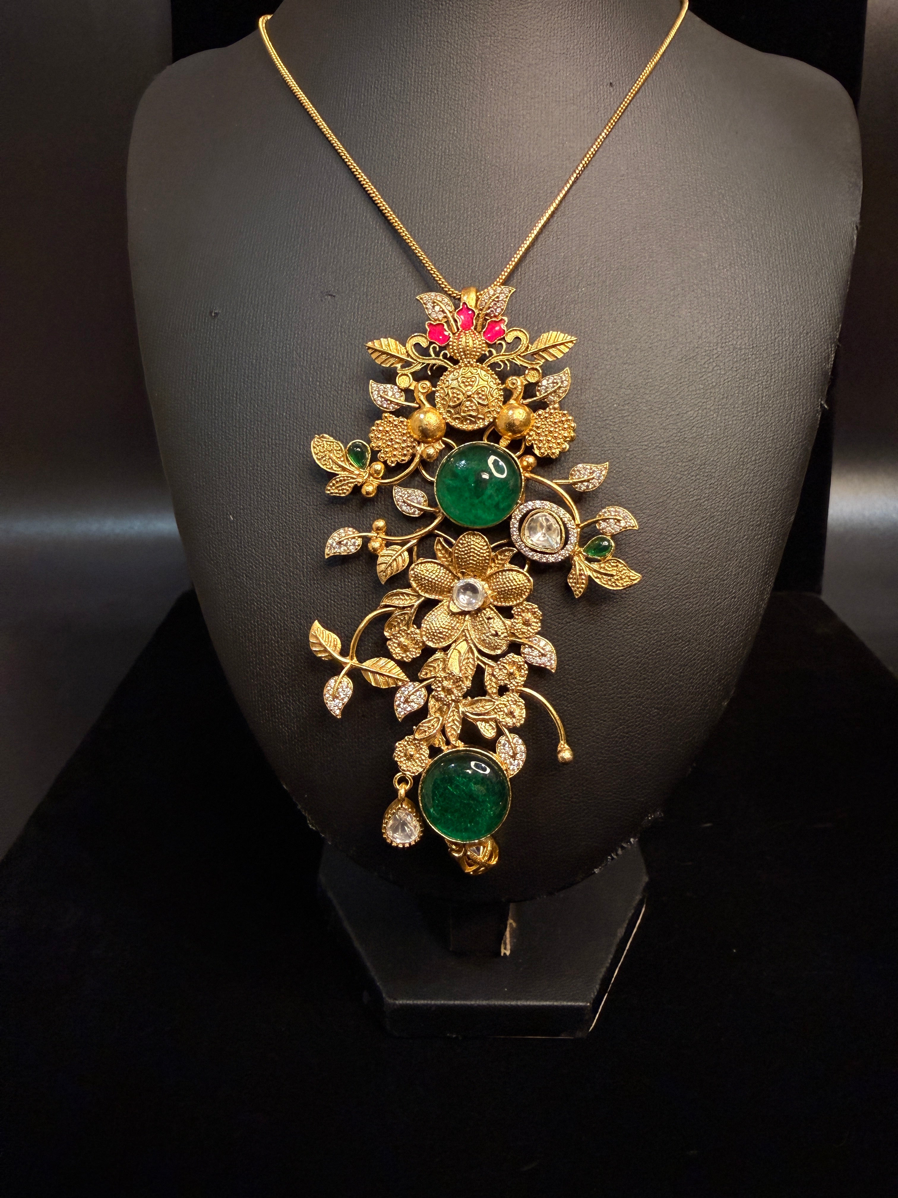 Necklace with earring