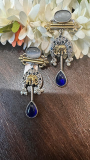 Dual tone earring