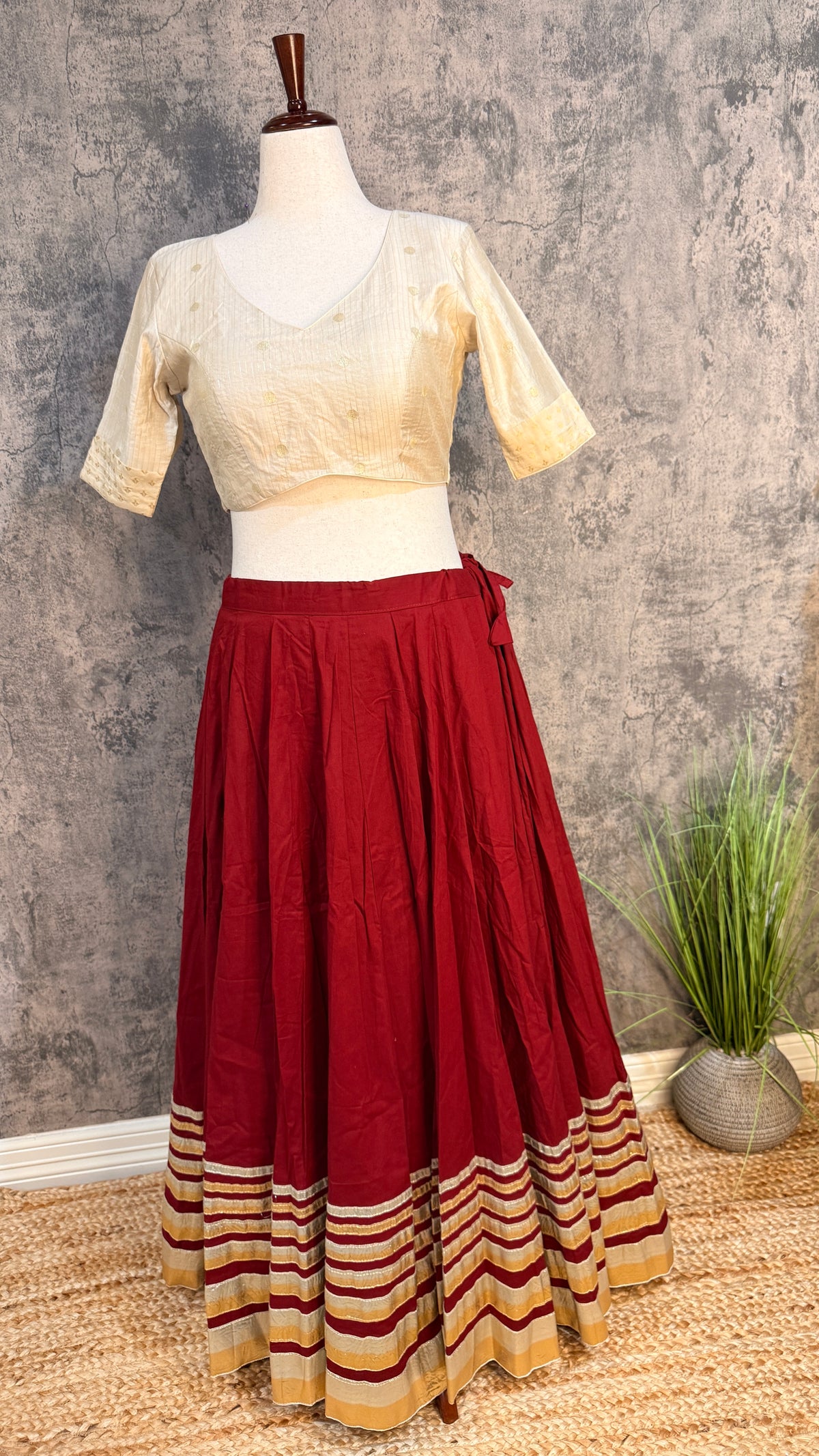 8 m flare navrathri skirt