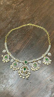 Necklace with earring