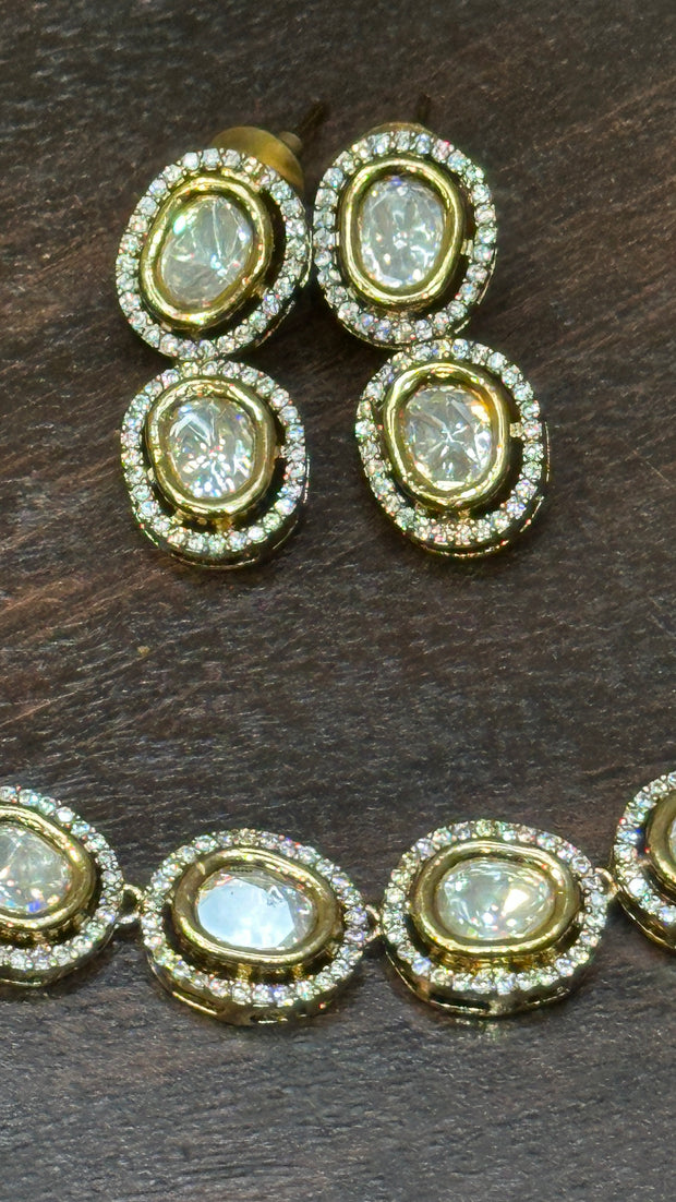Necklace with earring