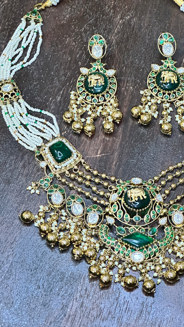 Necklace with earring