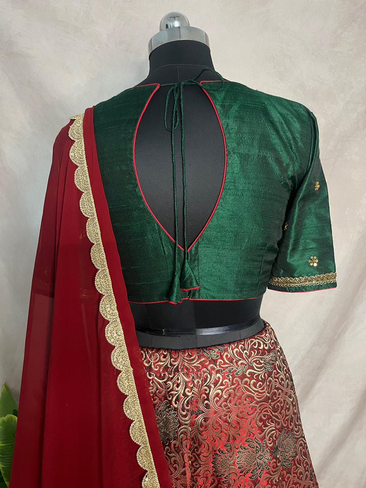 Banarsi brocade lehanga
