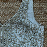 White designer blouse