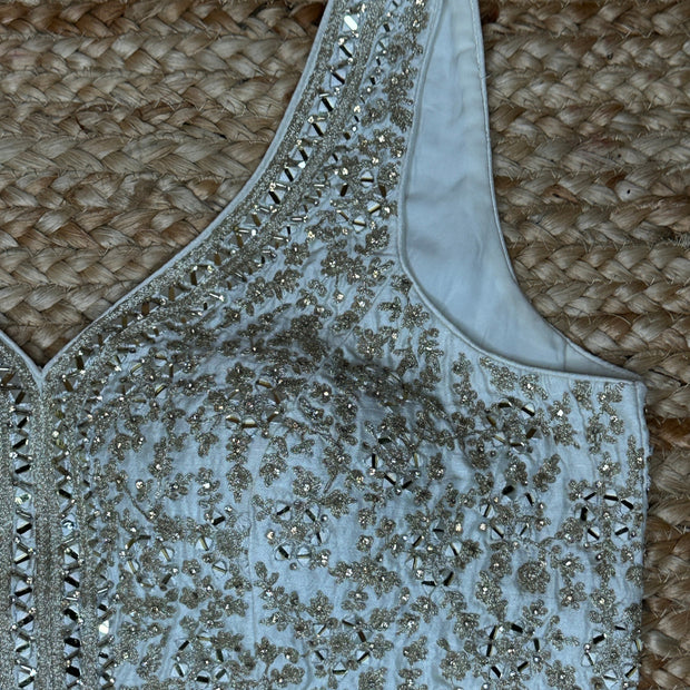 White designer blouse