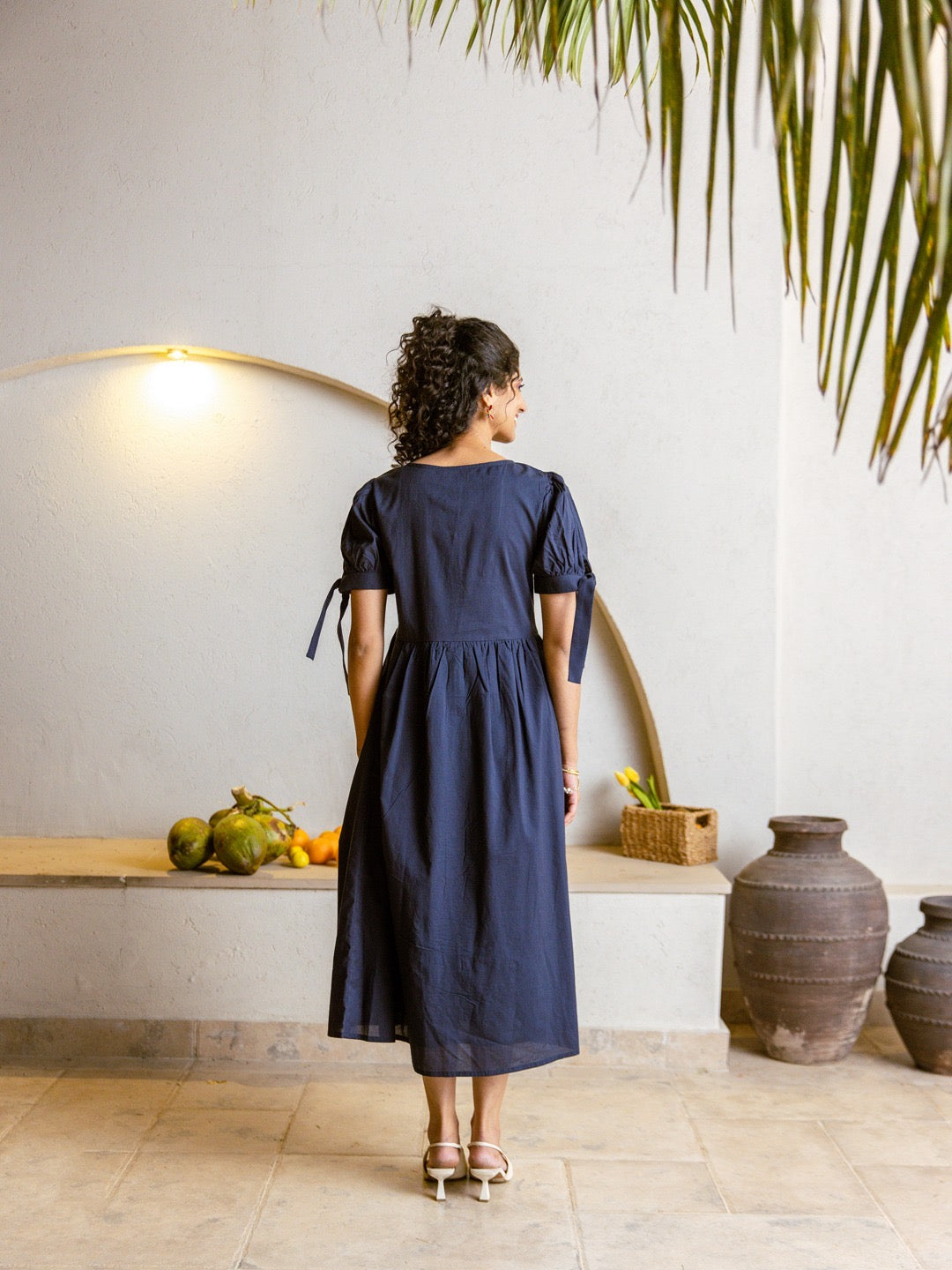 Indigo blue dress