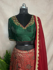 Banarsi brocade lehanga