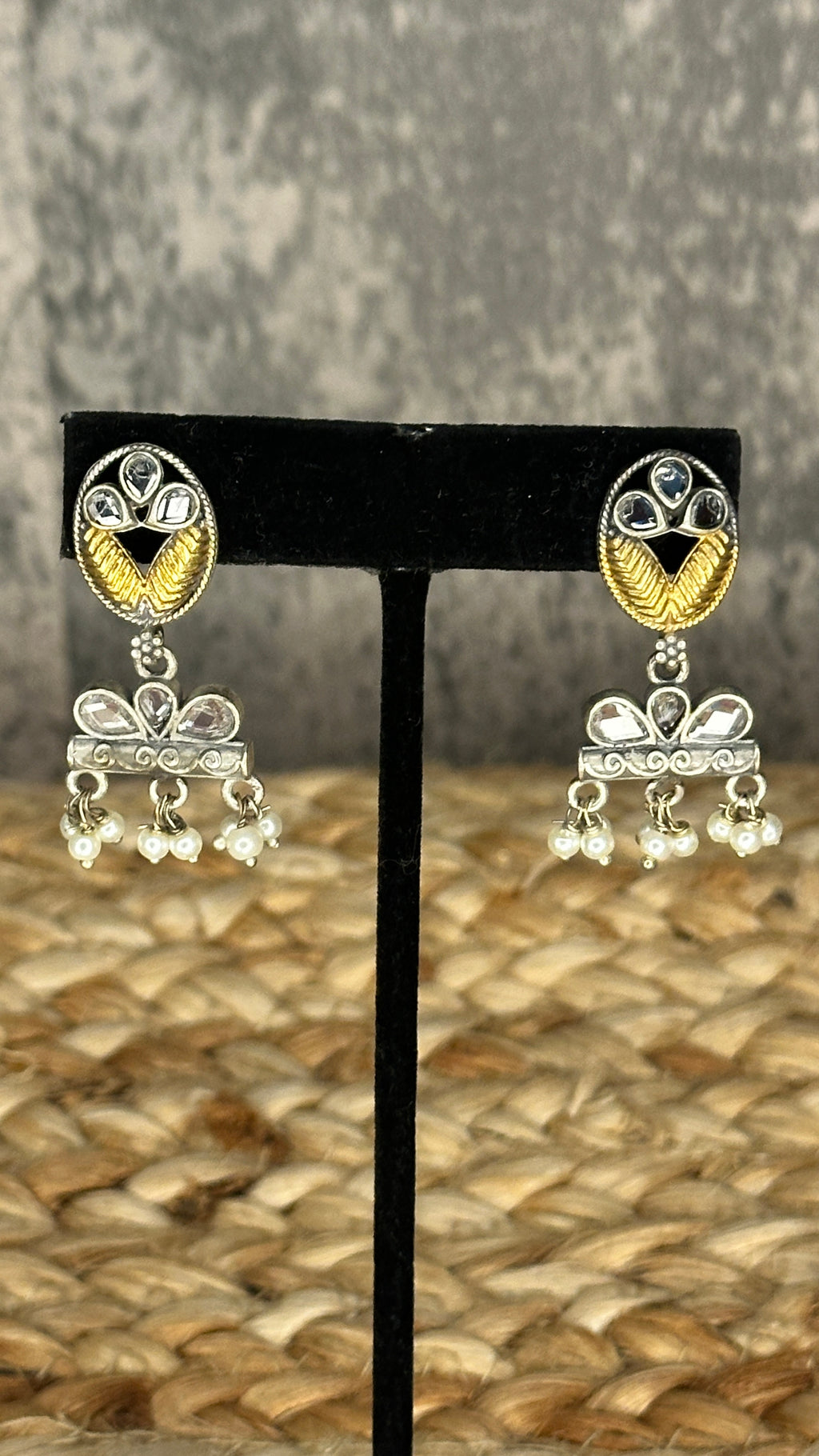 Necklace with earring