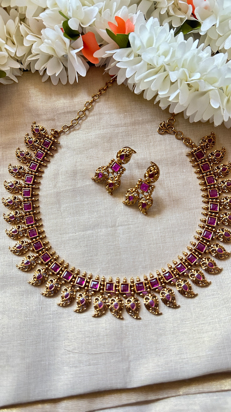 Neckalce with earring