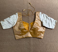 Tissue silk blouse with hand emroidery
