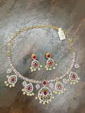 Necklace with earring