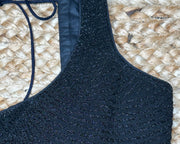 Black designer blouse