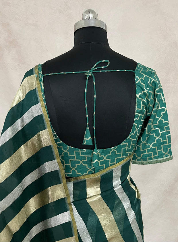 Pure Organza silk saree with designer blouse