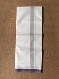 Maroon and black line border dhothi